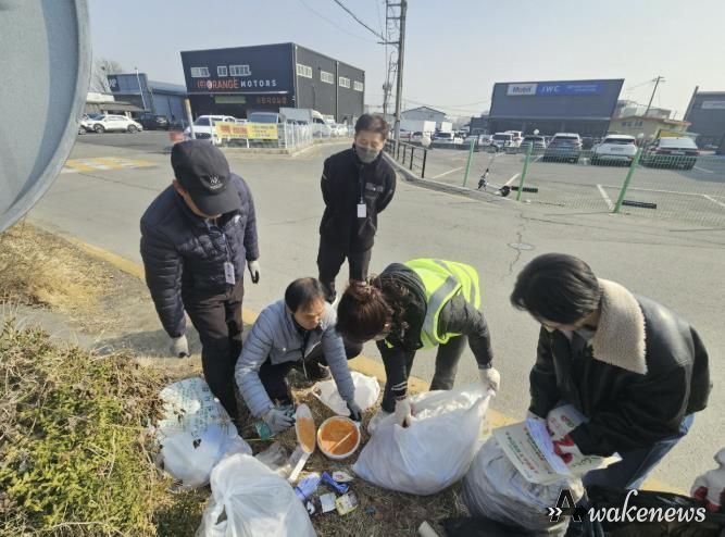 수원시 권선구 환경위생과, 평동 일대 쓰레기 혼합배출 집중 단속 및 캠페인 전개