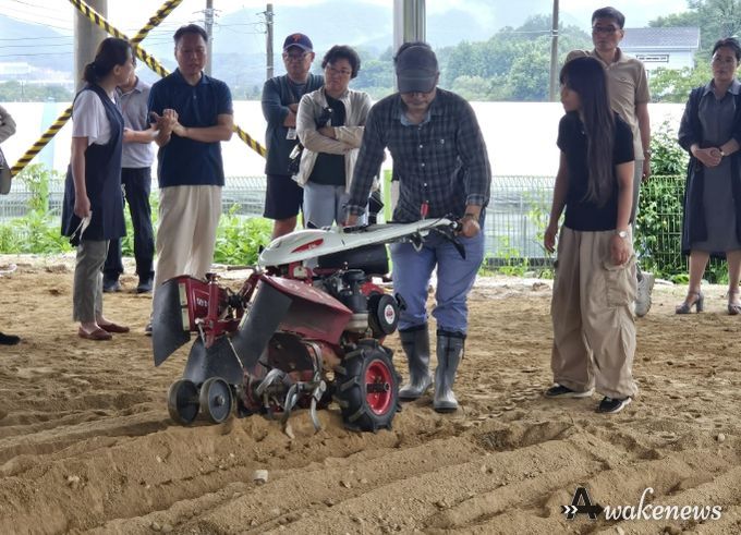 2025년 농기계 실습 교육 모습