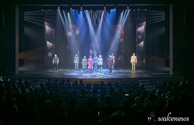 금나래아트홀 공연장에서 금천구 개청 30주년 기념 뮤지컬 '긴머리소녀'가 선보이고 있다 ⓒ사단법인 하늘에