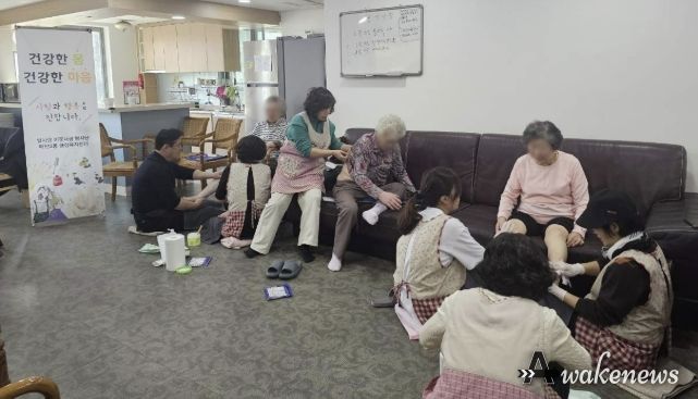 수원시 영통구 매탄3동, 발사랑 이웃사랑 봉사단 하늘채경로당 찾아 따뜻한 나눔 실천