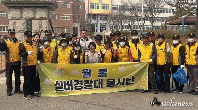 파주시 월롱면, 개학기 학교 주변 불법 광고물 집중 정비 실시