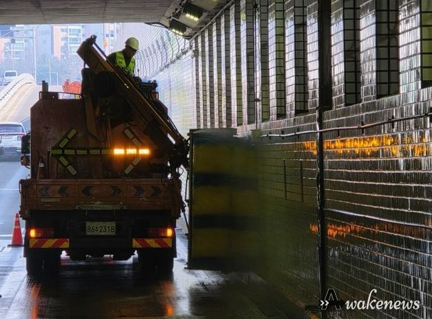 수원시 권선구, 새봄맞이 도로시설물 세척 실시