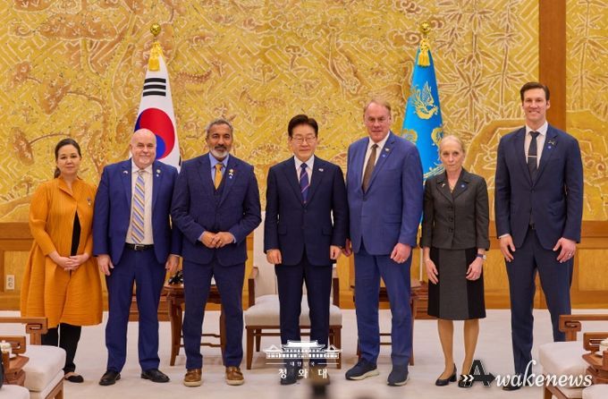 미 하원의원단 접견(청와대)