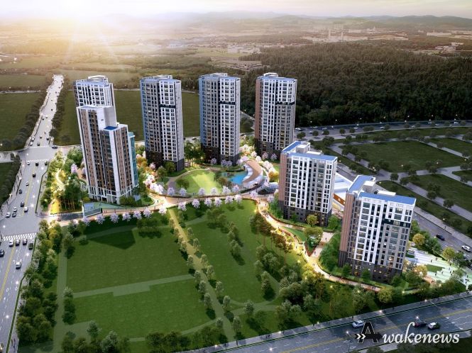 고덕 자연앤 하우스디 조감도