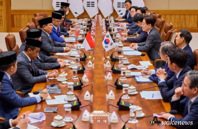 한·인도네시아 정상회담 확대회담(청와대)