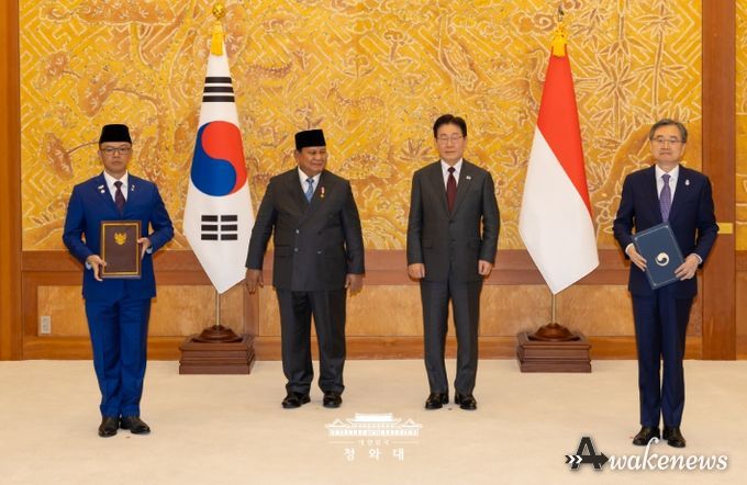 한·인도네시아 양해각서 교환식(청와대)