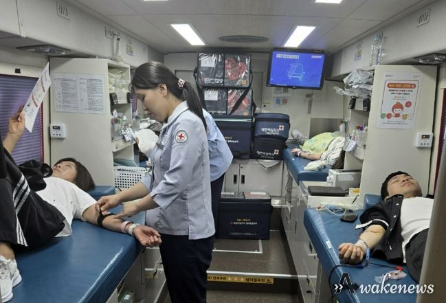 과천시, 시청에서 직원 참여 헌혈 행사 가져