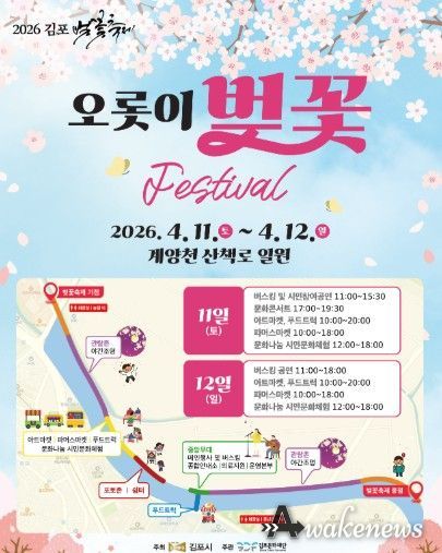 벚꽃축제 카드뉴스 홍보문