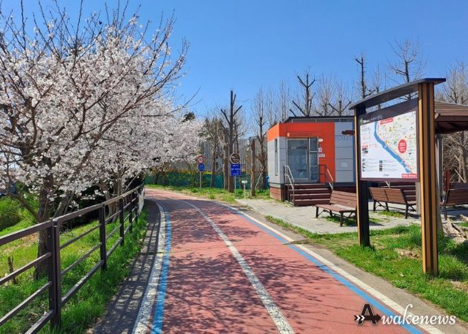 고양시 일산서구, 평화누리 자전거길 공중화장실 운영