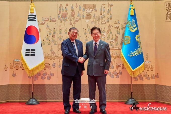 이시바 전 일본총리 오찬(청와대)